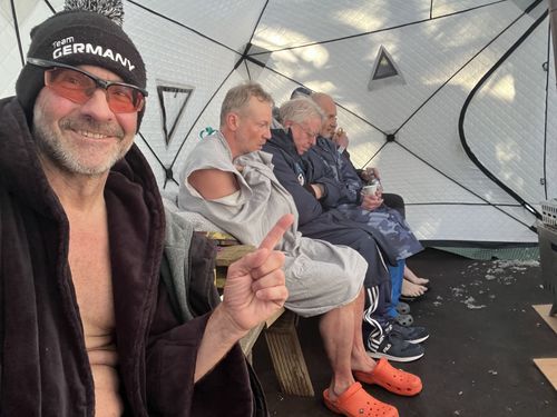 Martin Tschepe. | Foto: privat Eisschwimmen | Tschepe schnappt sich drei Titel