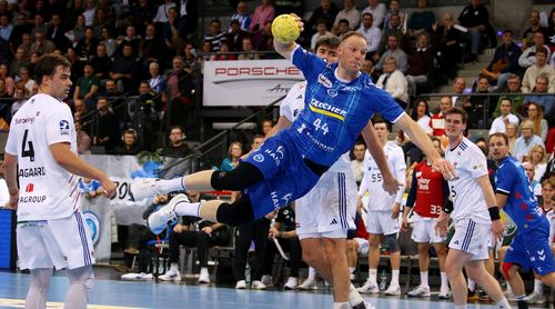 Das Team aus Hamburg ist der erste Gegner der TVB-Handballer (Lenny Rubin beim Wurf) in der neuen Saison. | Foto: Pressefoto Baumann Sportveranstaltungen in der Woche 35