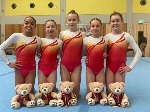 Der STB-Nachwuchs siegte beim Deutschland-Pokal. | Foto: STB Turnen | Sieg beim Deutschland-Pokal