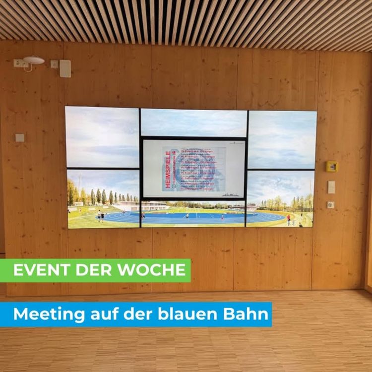 🏃‍♀️‍➡️ EVENT DER WOCHE 🏃‍♂️ Meeting auf der blauen Bahn