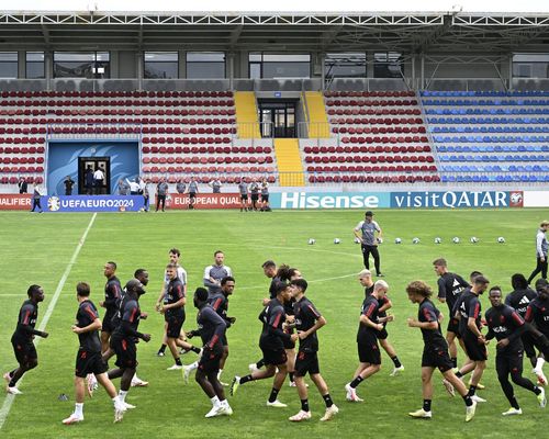 EURO 2024 Stuttgart | Belgier nutzen Freiberger Sportzentrum