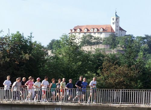 Markantes Zeichen von Vaihingen an der Enz ist Schloss Kaltenstein. | Foto: Pressefoto Baumann Charity-Events | Inklusionslauf und LebenSlauf