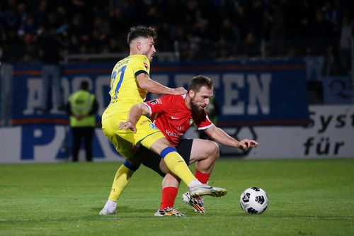 In der Fußball-Regionalliga Südwest treffen die Stuttgarter Kickers auf die SG Sonnenhof Großaspach. Unser Foto entstand in der Spielzeit 2022/2023, als beide Teams in der Oberliga Baden-Württemberg spielten. | Foto: Pressefoto Baumann Sportveranstaltungen in dieser Woche