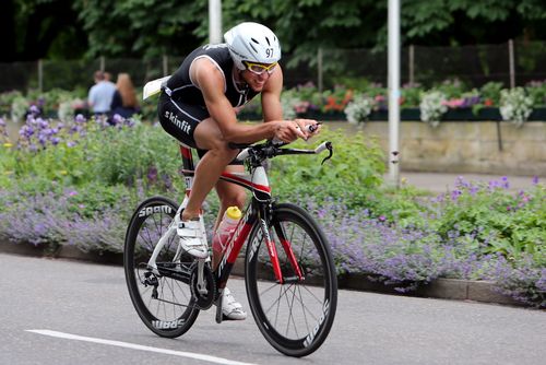 Martin Diebold | Foto: Pressefoto Baumann Triathlon | Den Heimvorteil genutzt