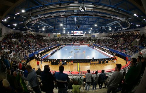In der Bietigheimer EgeTrans-Arena findet das Handball-Pokalspiel der SG-Männer gegen Berlin statt. | Foto: Pressefoto Baumann Event der Woche | Bietigheim will Favoriten ärgern