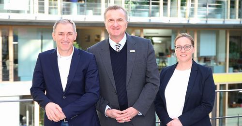 Das neue Führungstrio des WLSB (von links): Wilhelm Rösch, Markus Graßmann und Astrid Moser. | Foto: WLSB WLSB | Astrid Moser wird neue Geschäftsführerin