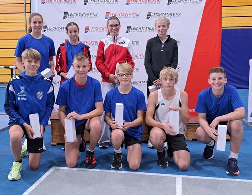 Sie schnitten in der Molly-Schauffele-Halle am besten ab. | Foto: WLV Leichtathletik | Tolle Stimmung in der Schauffele-Halle