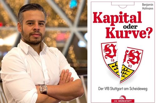 Benjamin Hofmann hat ein Buch über den VfB geschrieben. VfB-Fanprojekt | Veranstaltung am 13. Oktober