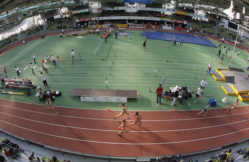 Im Glaspalast steht am Wochenende die Leichtathletik im Mittelpunkt. | Foto: Pressefoto Baumann Event der Woche | Deutsche Hochschulmeisterschaften