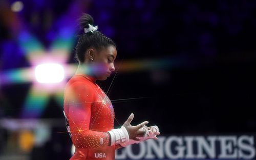 Turnerin Biles sprach öffentlich über mentale Probleme. | Foto: Pressefoto Baumann SPORTPSYCHOLOGIE | Johannes Seemüller