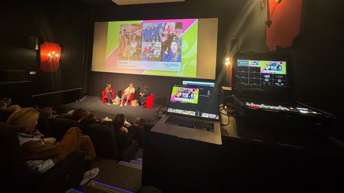 Veranstaltungsort war das Kino Bären in Böblingen, das mit seinem besonderen Ambiente einen passenden Rahmen für diesen Abend bot. | Foto: Leo Lobinger Talk mit Timo Hildebrand und Kim Bui | Video ist online