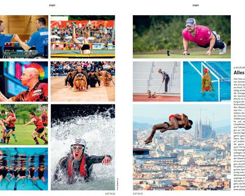 VIELFALT DES SPORTS | Doppelseite in LIFT