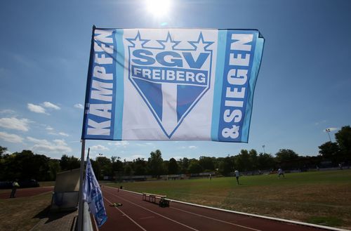 Das Fußball-U-19-Team des SGV Freiberg ist nun erstklassig. | Foto: Pressefoto Baumann Fußball | Freiberger Nachwuchs steigt in Bundesliga auf