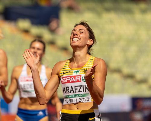 Leichtathletik | Carolina Krafzik mit zwei Finalteilnahmen