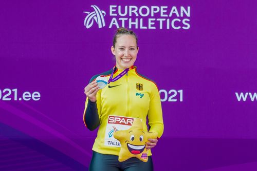 Leichtathletik | Lea Riedel gewinnt EM-Silber