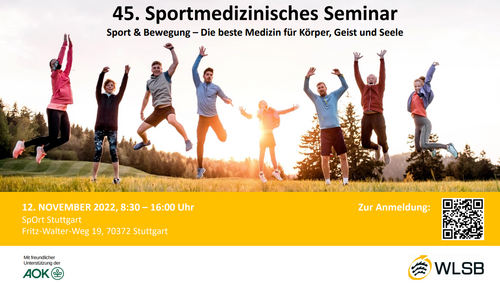 WLSB | Sportmedizinischen Seminar am 12. November