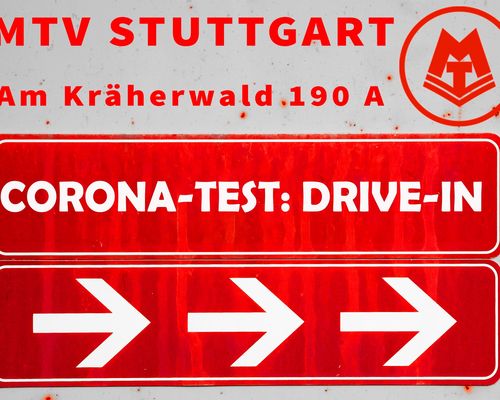 Corona | Drive-In-Schnelltestzentrum beim MTV Stuttgart