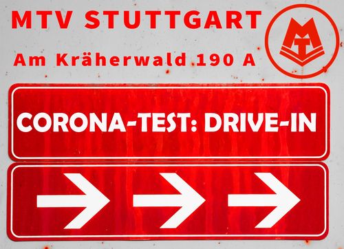 Corona | Drive-In-Schnelltestzentrum beim MTV Stuttgart