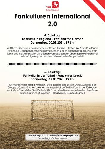 VfB-Fanprojekt | Online-Veranstaltungsreihe "Fankultur"