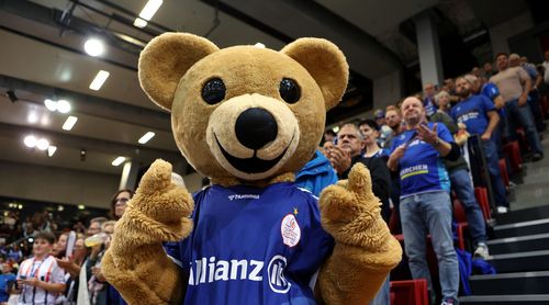 Charly ist das Maskottchen der Stuttgarter Volleyballerinnen. | Foto: Pressefoto Baumann Maskottchenparade | Folge 11: Charly