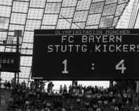 Im Oktober 1991 gewannen die Stuttgarter Kickers mit 4:1 bei Bayern München. | Foto: Pressefoto Baumann