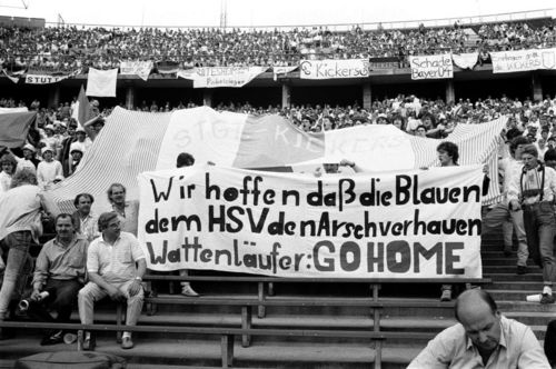 Im Juni 1987 spielten die Stuttgarter Kickers im Finale des DFB-Pokals gegen den Hamburger SV. | Foto: Pressefoto Baumann
