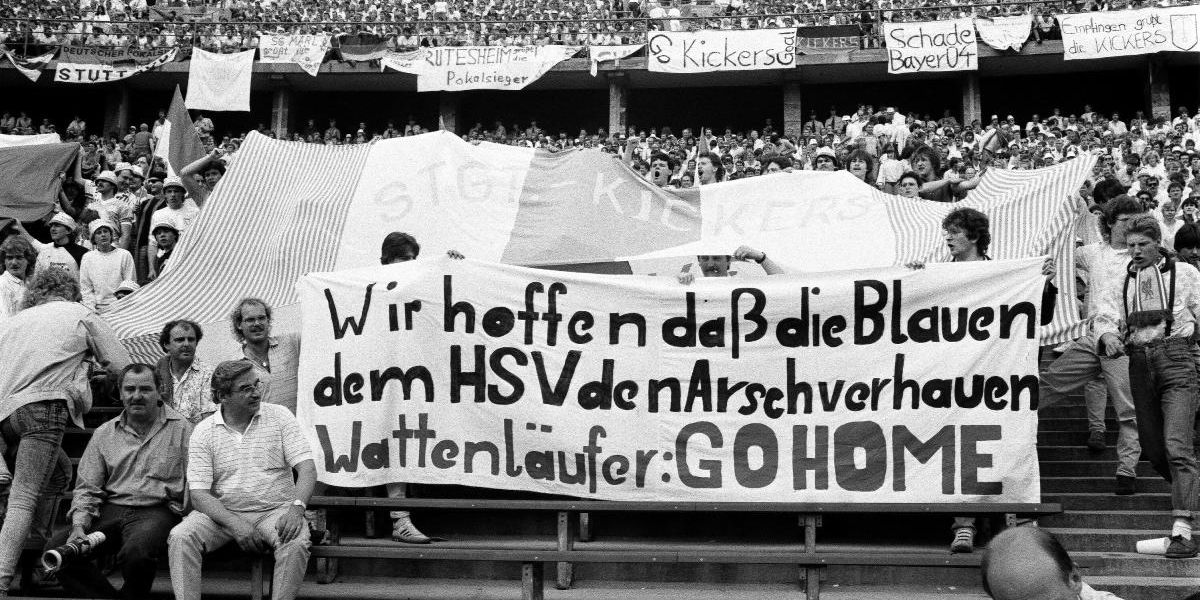 Im Juni 1987 spielten die Stuttgarter Kickers im Finale des DFB-Pokals gegen den Hamburger SV. | Foto: Pressefoto Baumann