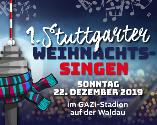 Premiere | Weihnachtssingen am 22. Dezember im Fußball-Stadion