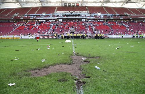 Der Startschuss für das neue Bundesprogramm "Sanierung kommunaler Sportstätten" ist gefallen. | Foto: Pressefoto Baumann Sportstättenförderung | Startschuss ist gefallen