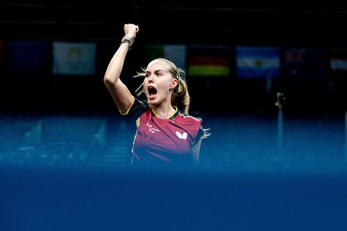 Annett Kaufmann ist eine der besten Tischtennisspielerinnen Deutschlands. | Foto: Benjamin Lau Spitzensport | Symposium in Stuttgart