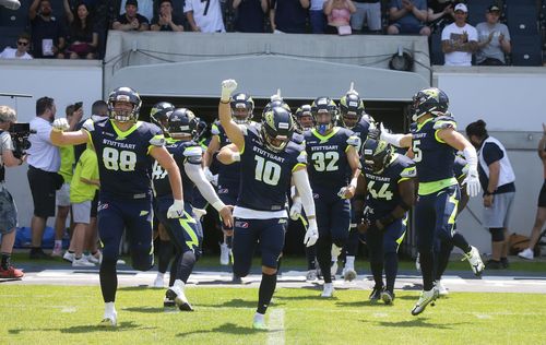 In der 5-teiligen Doku-Serie geht es um Stuttgart Surge. | Foto: Pressefoto Baumann Sportliche Filme | Folge 7: TOUCHDOWN