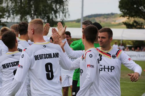 Bei der U 18 männlich wurde Deutschland Europameister. | Foto: Markus Bechert Faustball | Dreimal EM-Gold in Vaihingen/Enz