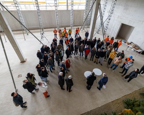 Stuttgart | Richtfest für das Sportzentrum NeckarPark