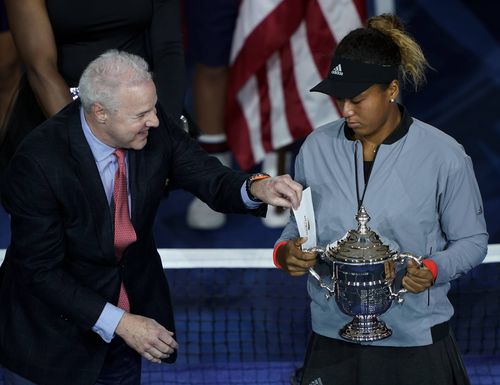 Seit 1977 erhalten die weiblichen Sieger bei den US Open das gleichhohe Preisgeld wie die männlichen Gewinner. | Foto: IMAGO / UPI Photo Seit 1977 erhalten die weiblichen Sieger bei den US Open das gleichhohe Preisgeld wie die männlichen Gewinner. | Foto: IMAGO / UPI Photo