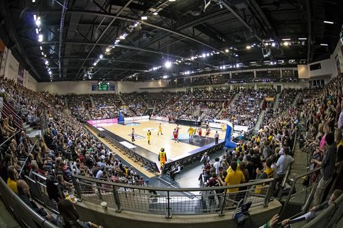Die Halle in Ludwigsburg heißt auch weiterhin MHPArena. | Foto: Pressefoto Baumann Namensrechte | MHP verlängert sein Engagement