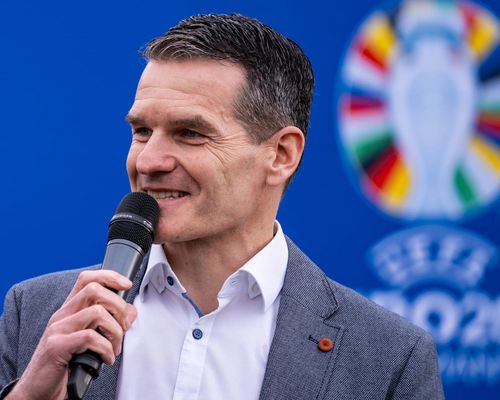 EURO 2024 Stuttgart | Jens Zimmermann am Mikrofon