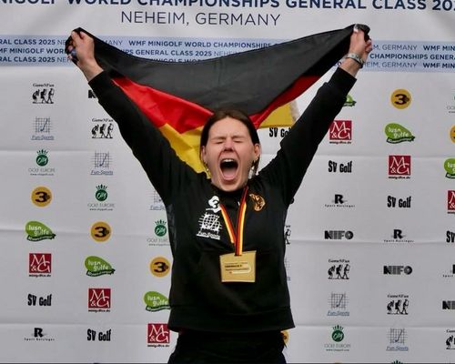 Minigolf | Zweimal WM-Gold für Sarah Schumacher
