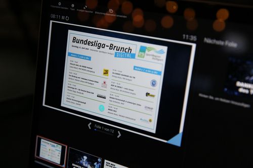 Bundesliga-Brunch 2021 im digitalen Format