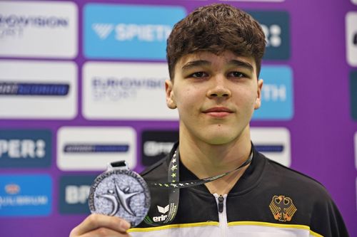 Jonas Eder | Foto: IMAGO / Schreyer Turnen | EM-Silber für Jonas Eder