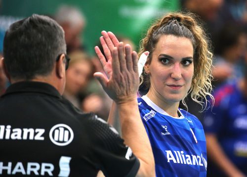 Ivana Vanjak (rechts) und die Stuttgarter Volleyballerinnen wollen erfolgreich sein. | Foto: Pressefoto Baumann Event der Woche | Tage der Wahrheit für Allianz MTV