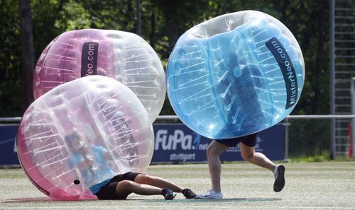Foto: Pressefoto Baumann Charity-Event | "Bubble Soccer Turnier" in Stuttgart-Degerloch