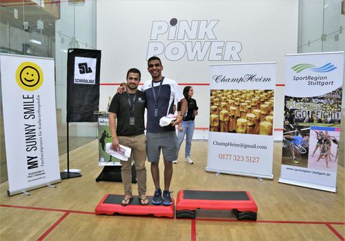 Squash | Aly Tobbala hat die Nase vorn