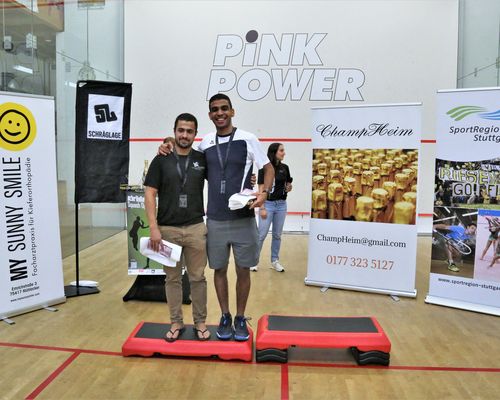 Squash | Aly Tobbala hat die Nase vorn