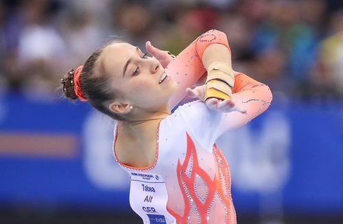 Turnerin Tabea Alt wurde in Kommune C geboren. | Foto: Dr. Qingwei Chen KOMMUNALES SPORTQUIZ | Folge 18