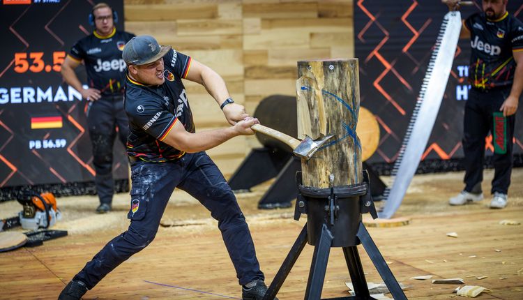 Timbersports | Team Deutschland mit Heimvorteil 