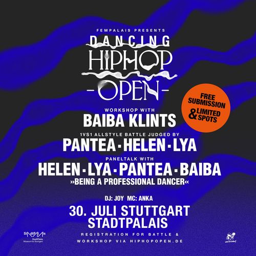 StadtPalais | "Dancing HipHop Open" am 30. Juli